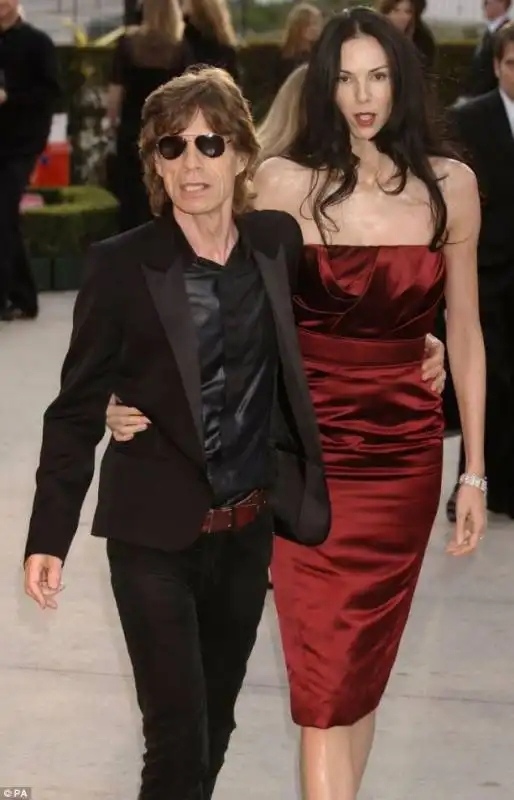 mick con la fidanzata lwren scott