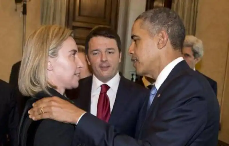 mogherini obama renzi