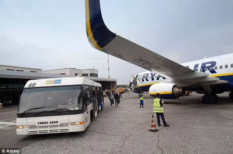 passeggeri atterrano a ciampino