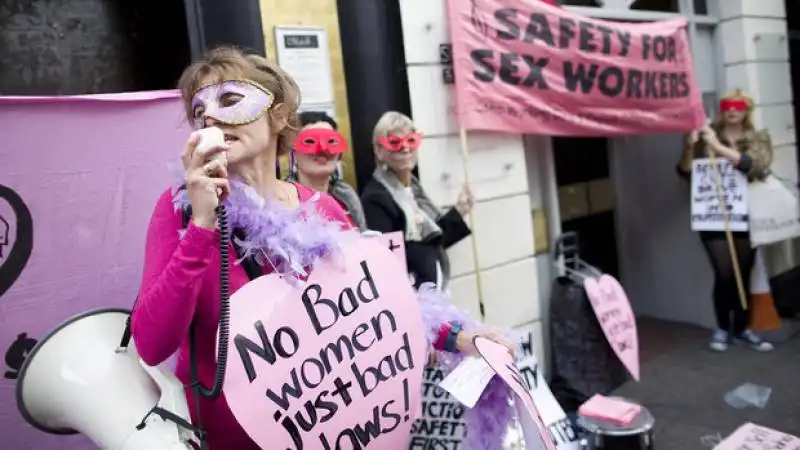 protesta contro lo sfratto delle prostitute a soho