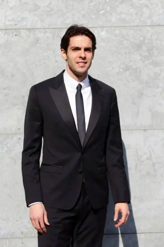 ricardo kaka sfilata giorgio armani