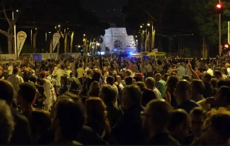 rolling stones al circo massimo foto sky 2