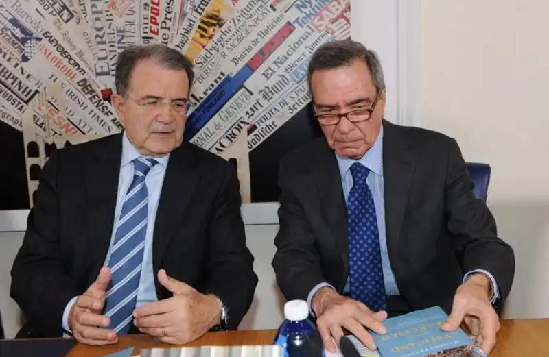 romano prodi e giulio anselmi