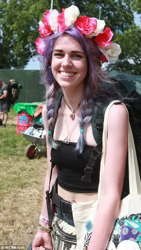 stile hippie a i glastonbury