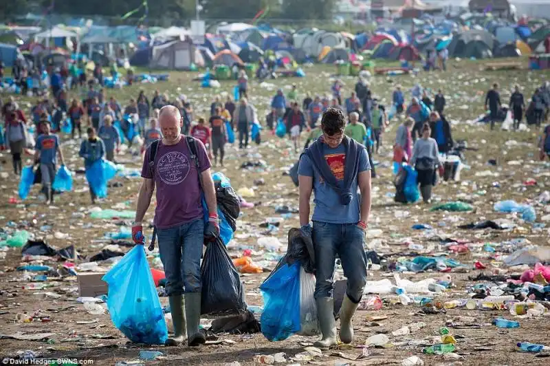 tonnellate di scarti a glasto