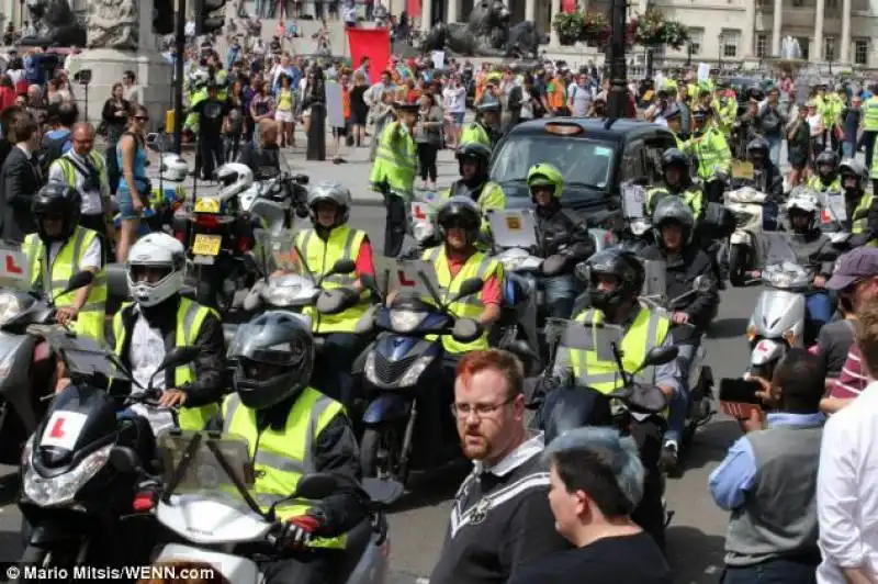 trafalgar square congestionata