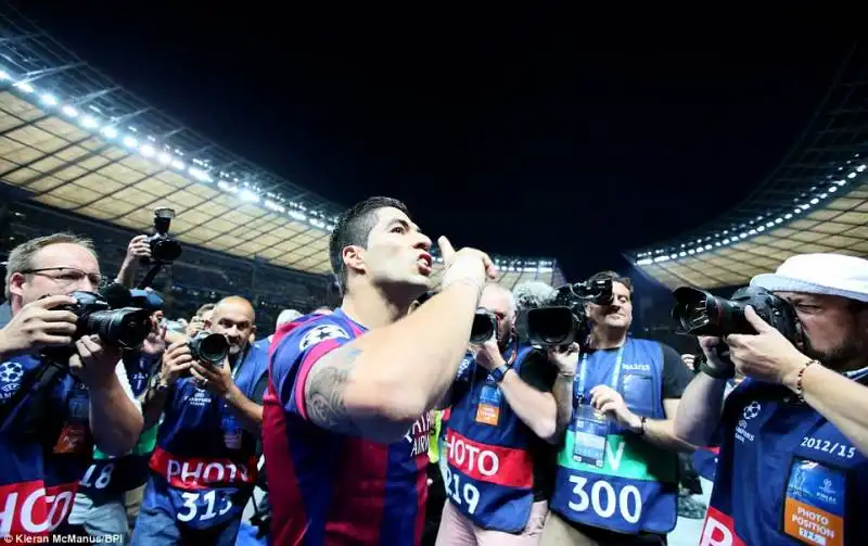 FINALE DI CHAMPIONS - BARCELLONA JUVENTUS - SUAREZ