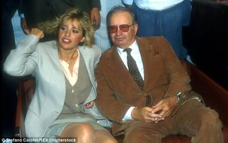 alessandra mussolini con il padre romano