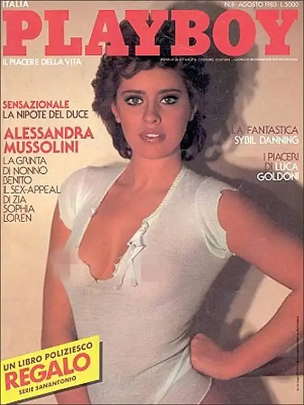 alessandra mussolini su playboy