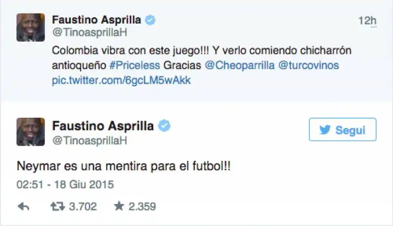 ASPRILLA TWEET 1