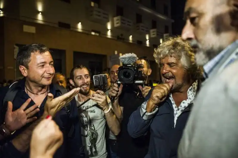 BEPPE GRILLO A OSTIA 