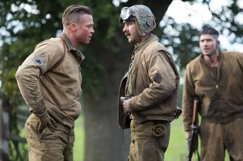 BRAD PITT SHIA LABOEUF FURY