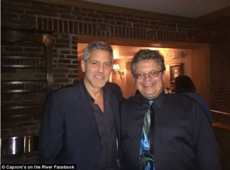 clooney e il musicista david hall