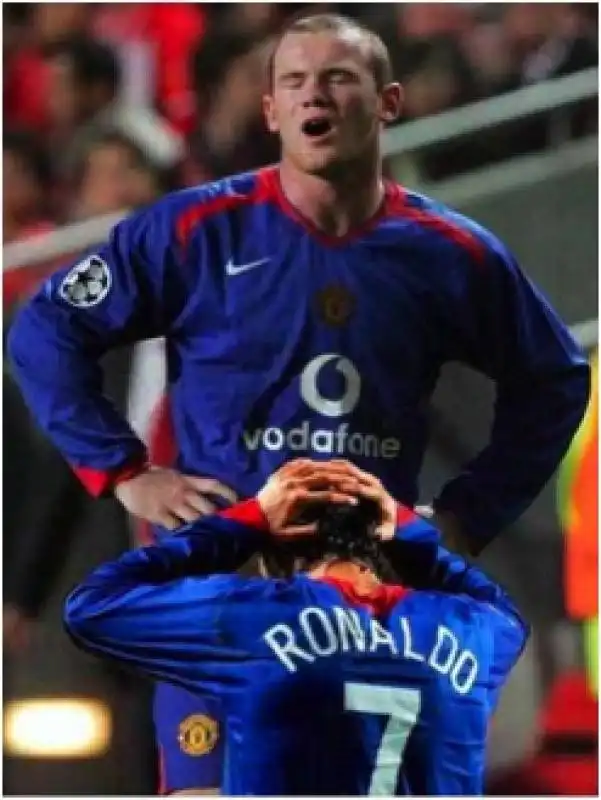 cristiano ronaldo e wayne rooney 