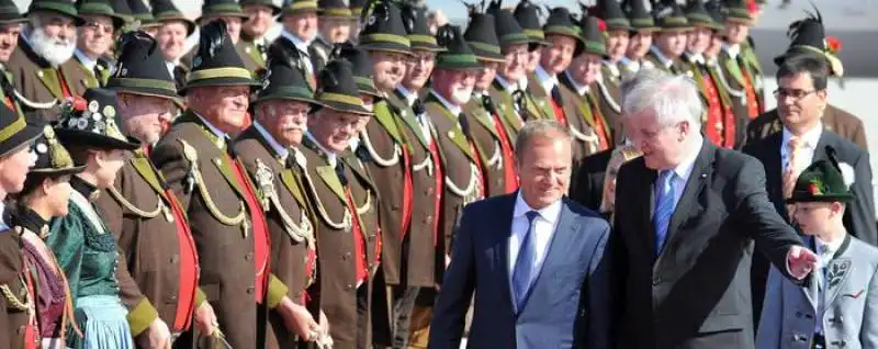 donald tusk e horst seehofer