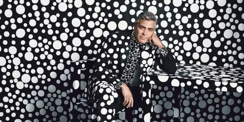 george clooney, yayoi kusama