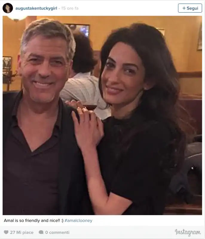 george e amal ad augusta