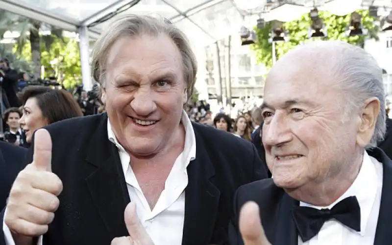 gerard depardieu e sepp blatter 