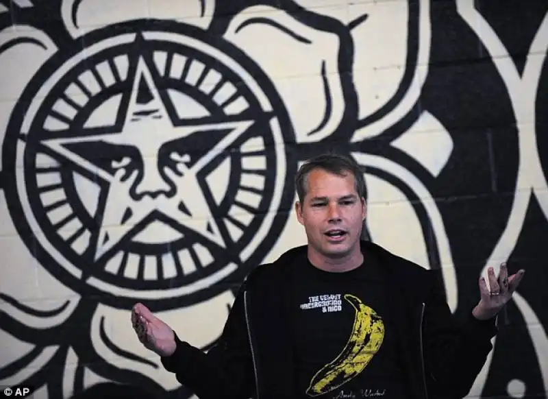 Lo street artist Shepard Fairey