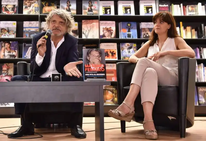 massimo ferrero con la figlia vanessa