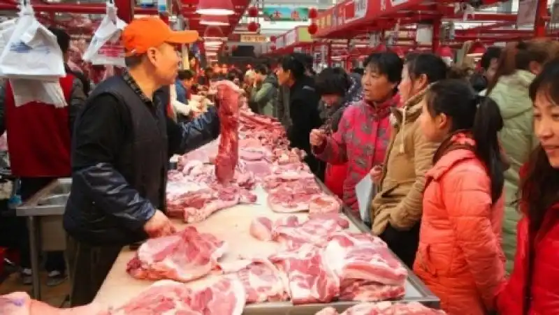 MERCATO DELLA CARNE IN CINA