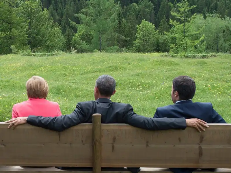 MERKEL OBAMA RENZI