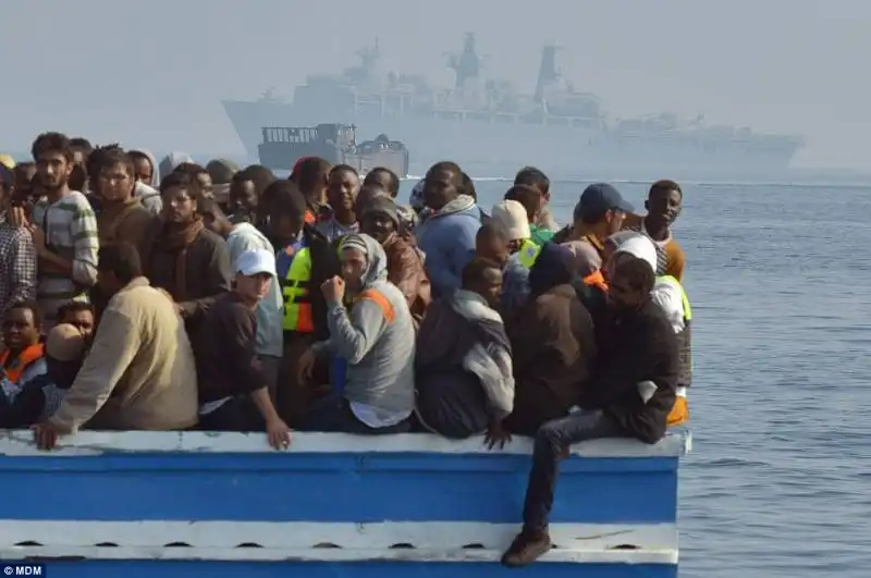 migranti in attesa