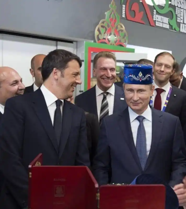 RENZI E PUTIN A EXPO 2015   