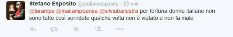 TWEET DI STEFANO ESPOSITO