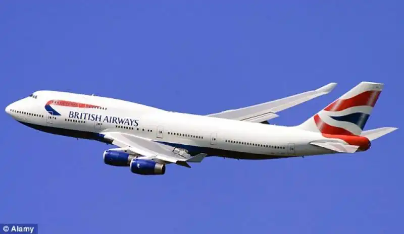 un jumbo della british airways