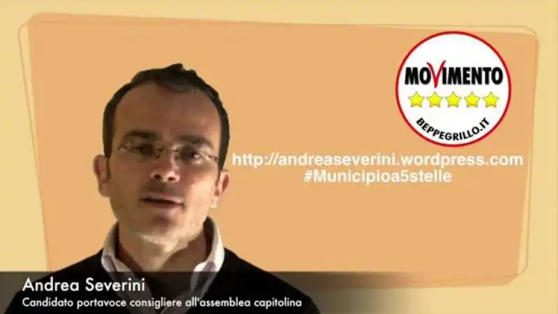 ANDREA SEVERINI CANDIDATO AL COMUNE DI ROMA