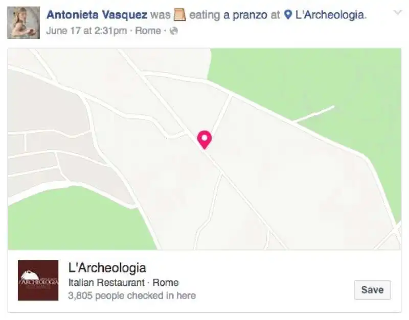 antonieta vasquez a pranzo il giorno stesso della morte