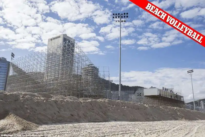 campo di beach volley a copacabana 