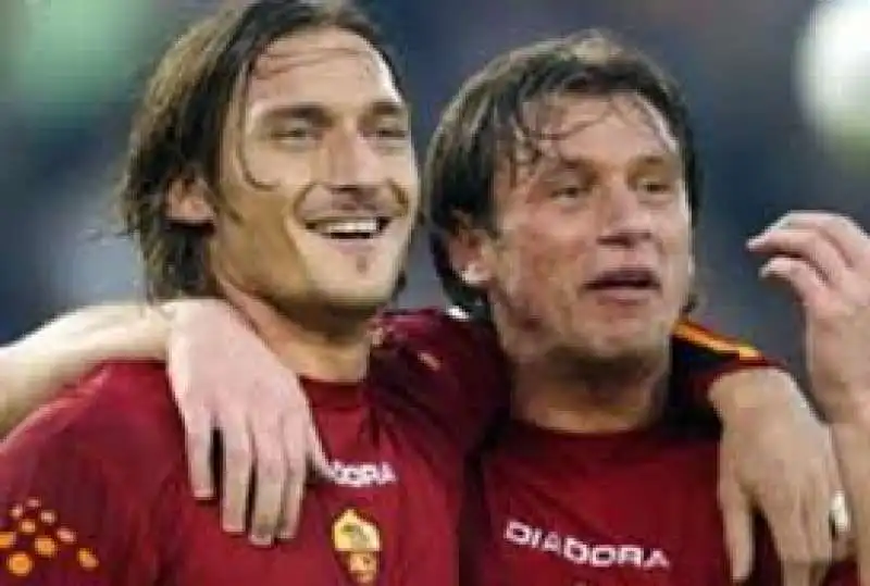 cassano e totti alla roma