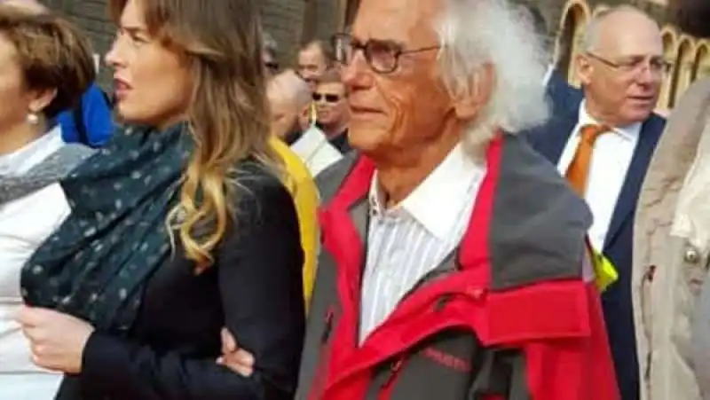 christo e  maria  elena boschi