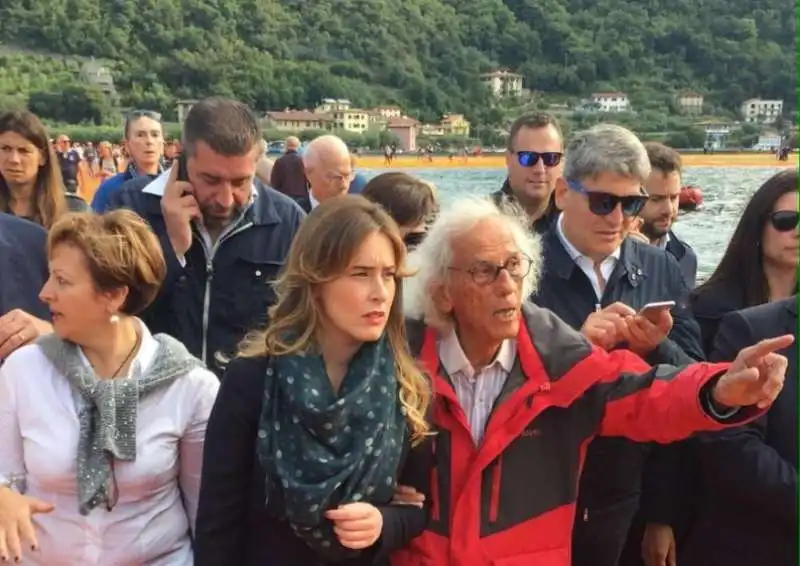 christo e maria elena boschi