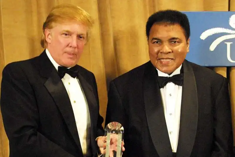 DONALD TRUMP E MOHAMMED ALI