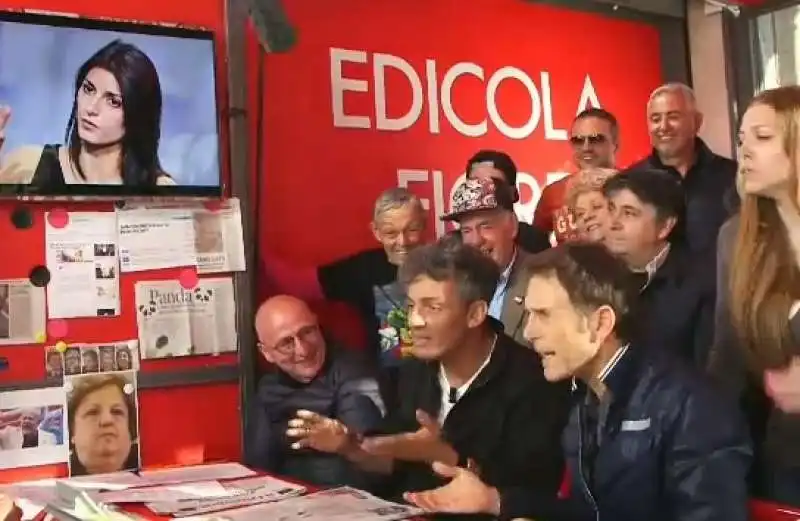 edicola fiore imitazione virginia raggi