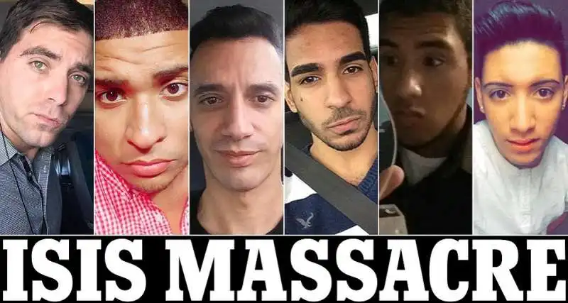 I ragazzi uccisi nella strage di Orlando