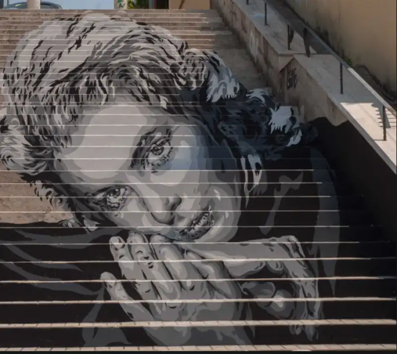 INGRID BERGMAN STREET ART