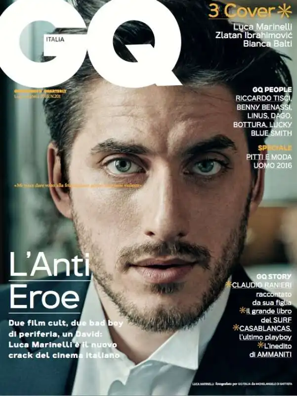 LUCA MARINELLI - COPERTINA DI GQ