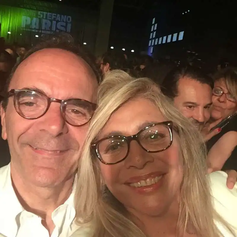 Mara Venier e Stefano Parisi