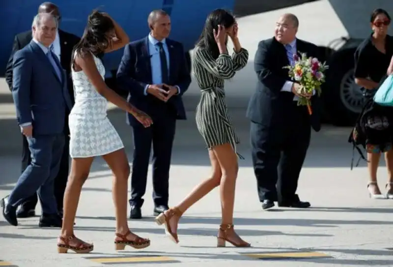 michelle malia e sasha obama tradite dal vento 7