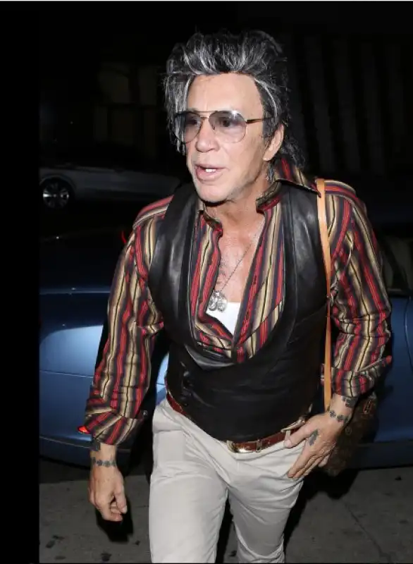 mickey rourke a 63 anni