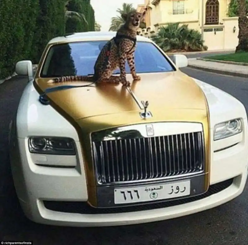 rich parents rolls royce