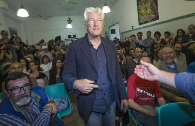 RICHARD GERE A SANT EGIDIO  