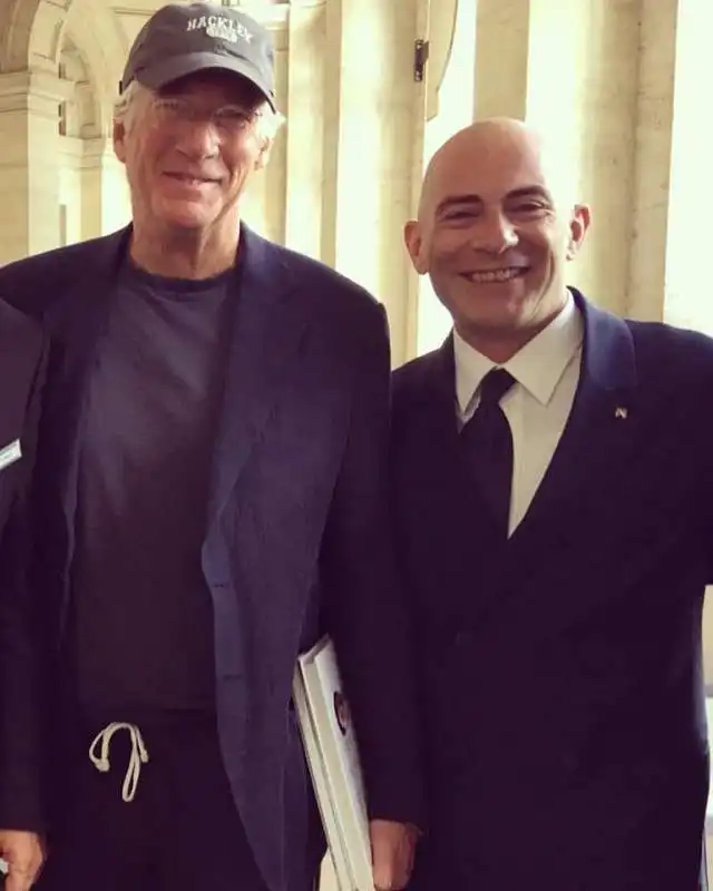 richard gere con pascal varvicchio al boscolo exedra