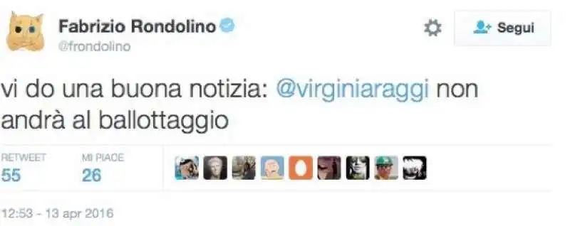 rondolino profezia su virginia raggi