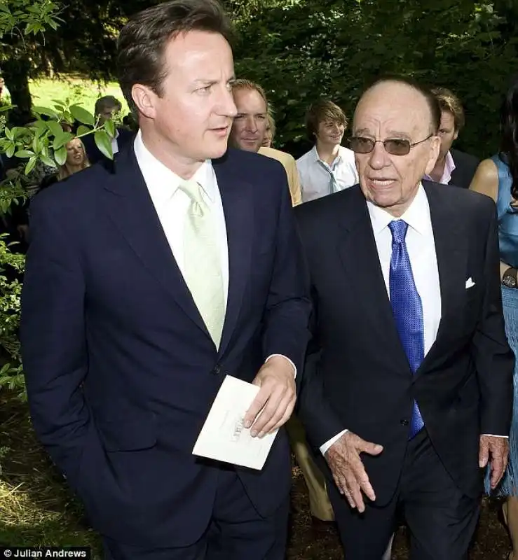 RUPERT MURDOCH DAVID CAMERON