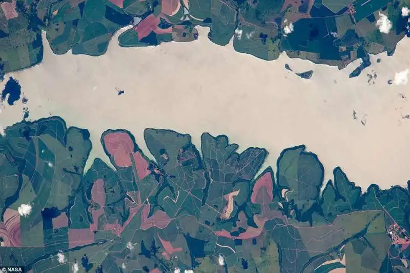 stazione spaziale internazionale lago brasile